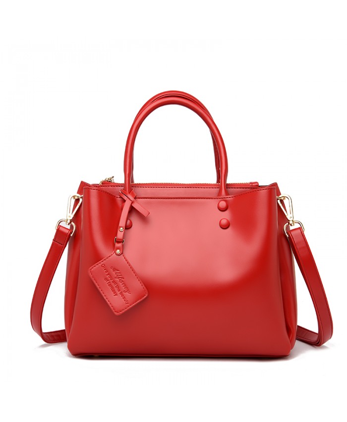 New Fashion Women Bag Ladies Portable Big Bags Oil Wax Leather Casual Shoulder Handbag