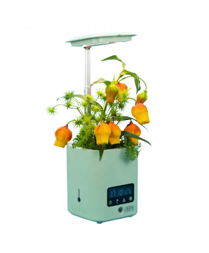 Desktop Smart Garden Greenhouses Home Indoor Vegetable Planter Self Watering Flower Pot Plant Grow Light Air Purifier Speaker
