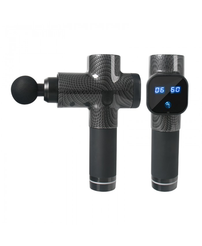 Customize Aluminum 6 Heads Touch Screen Usb Recoverfun Cheap Manufacturer Body Muscle Handheld Massage Gun