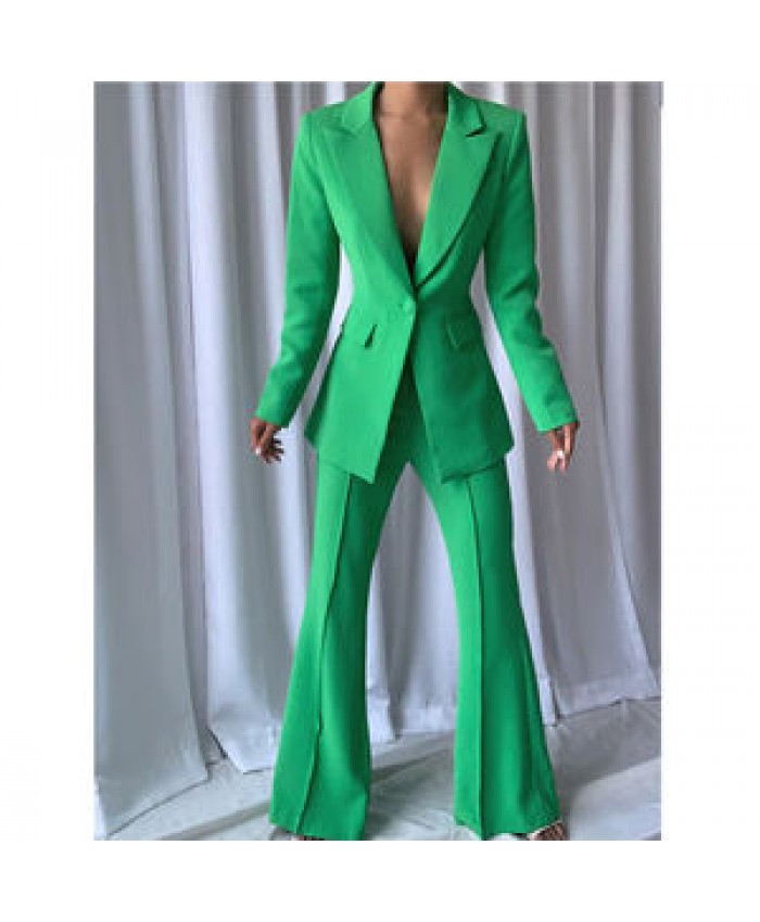 A6570 Luxury Clothing 2 Piece Set Blazer Suit Women'S Suits & Tuxedo