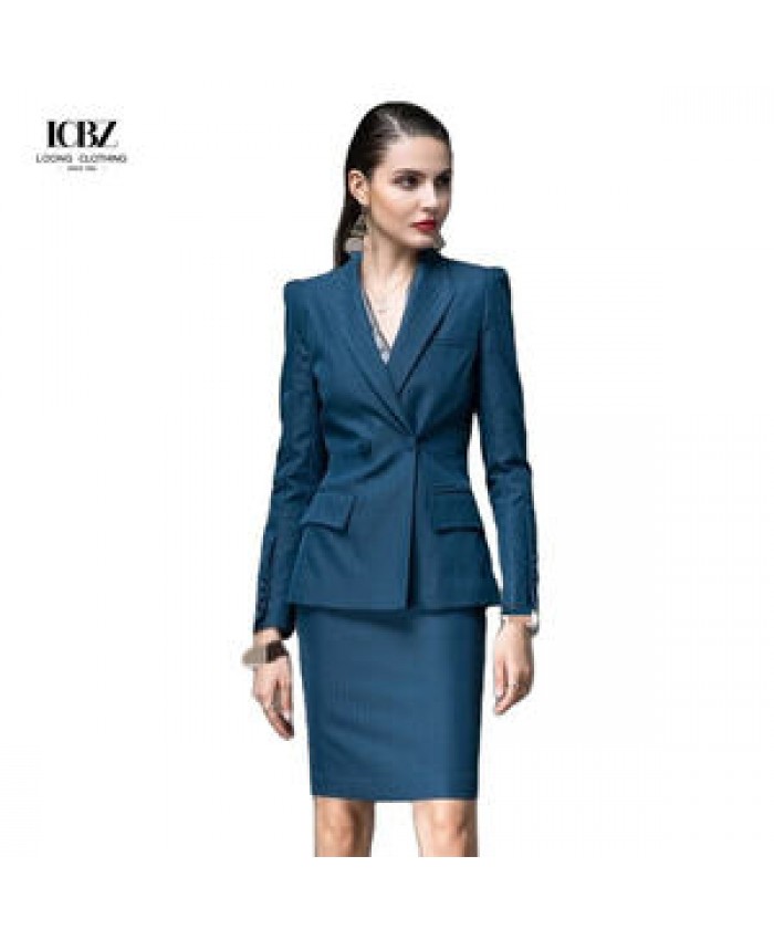  New Design Women Business Suits for Women and Ladies Slim Female Autumn Dress Womens Fitted Business
