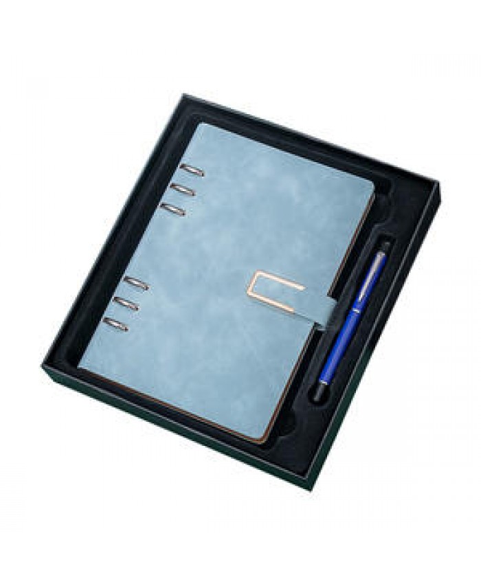 A5 Spiral Notebook 6 Holes Binder Pu Leather Hardcover Loose Leaf Personal Travel Diary Journal Business Planner Stationery