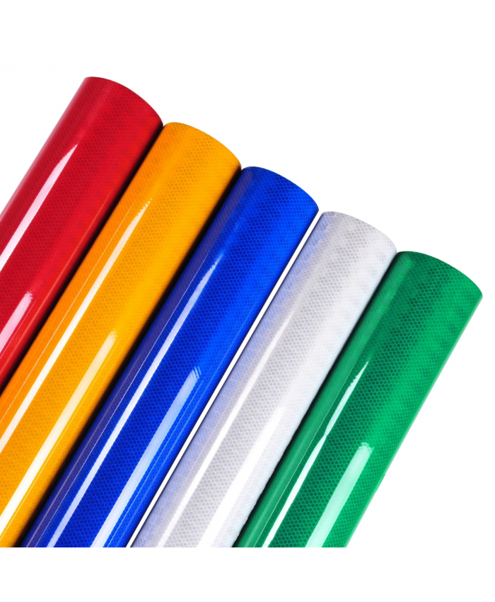 Lianxing Traffic Sign Self Adhesive Micro Prismatic Reflective Sheeting Sticker Printable Reflective Film